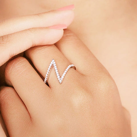 Silver Flash Ring