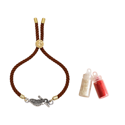 925 Silver krishna adjustable band rakhi