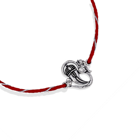 925 Silver om ganesha rakhi