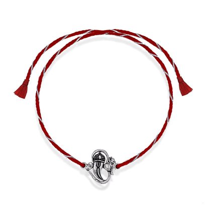925 Silver om ganesha rakhi