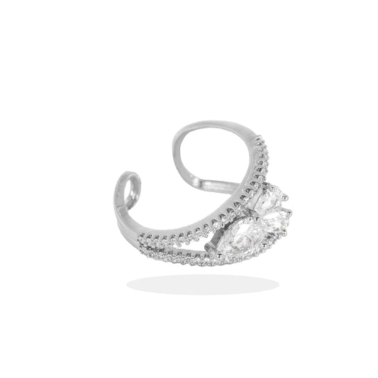 Sparkle and Shine 925 Silver Ring with a Brilliant Stone