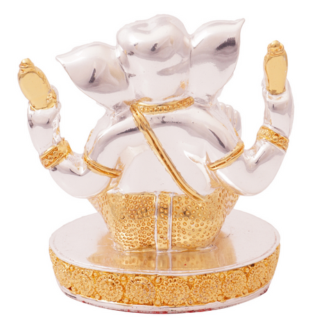 Ganesha idol - Gold & Silver Coated