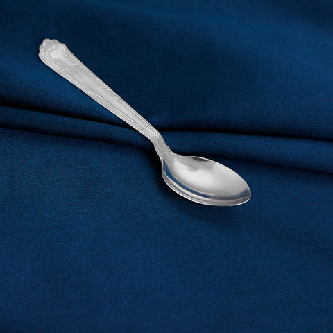 SILVER AUSPICIOUS PLAIN SPOON