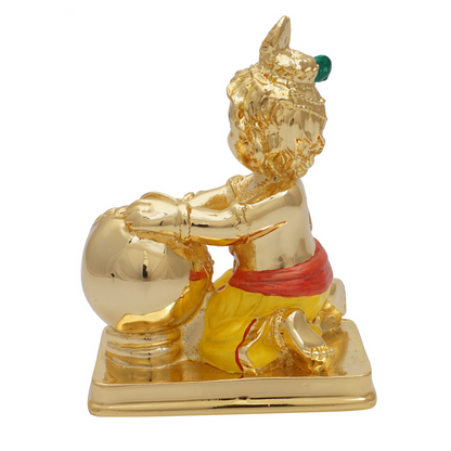 Pure 24K Gold Coated Krishna Idol