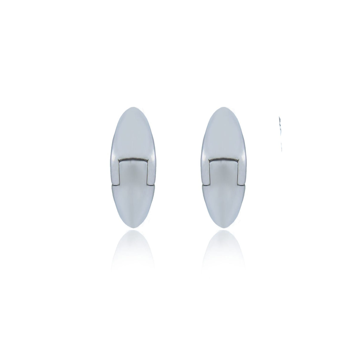 925 Sterling Silver Half round  Circular hoops / Earrings | | Gift for Women and Girls | With Certificate of Authenticity and 925 Hallmark