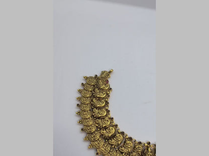 925 SILVER ANTIQUE LAXMI COIN NECKLACE