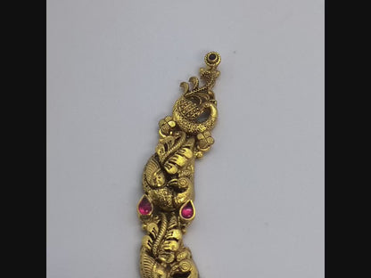 925 SILVER ANTIQUE NAKASH KRISHNA NECKLACE
