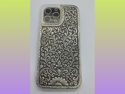 EXCLUSIVE SILVER OXIDIZED PHOME CASE