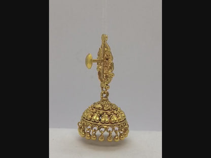 ANTIQUE PLAIN GOLD DESIGN JUMKI