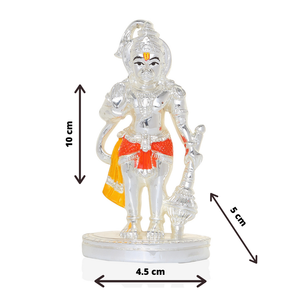 Silver Coated Hanuman Murthy