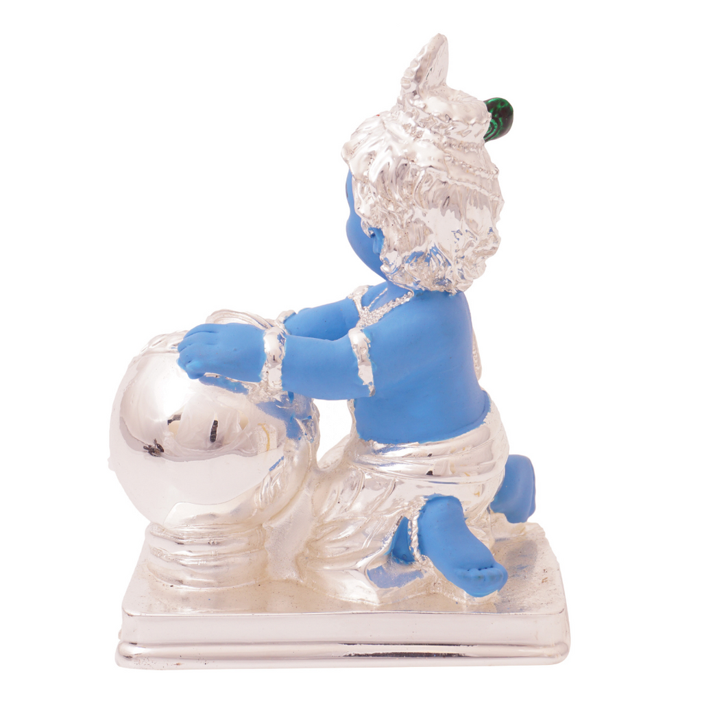 999 fine precious silver coated bal krishna