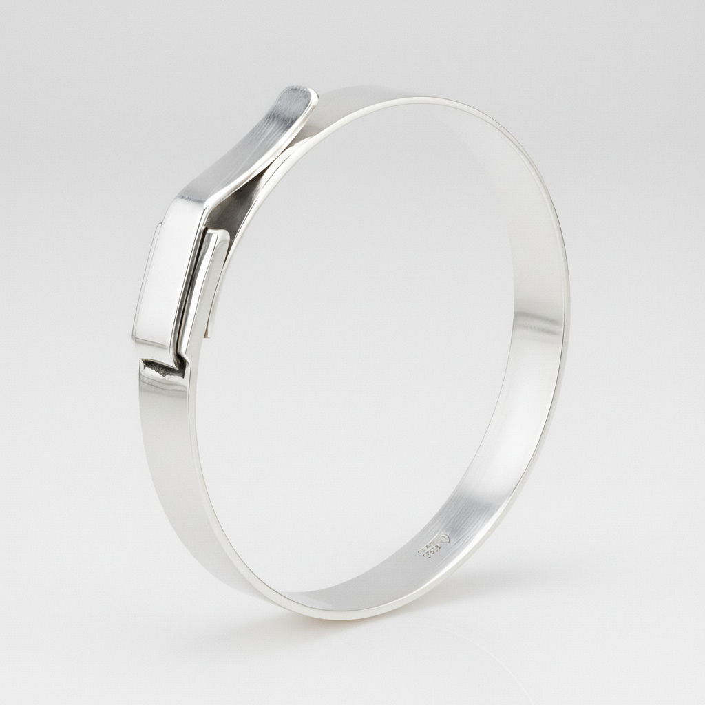 925 Silver Sudeep Kada/ hand cuff / bangle