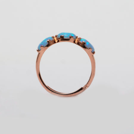 Rose Gold Firoza Stone Ring