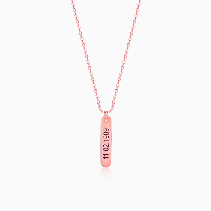 Charming Double Sided Personalized Necklace