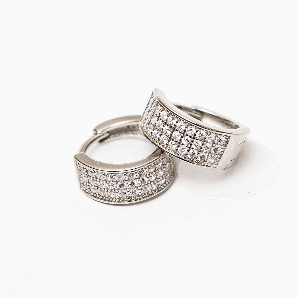 925 Silver Men's Hoops