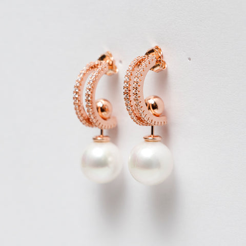 Rose Gold 4 In 1 Earing