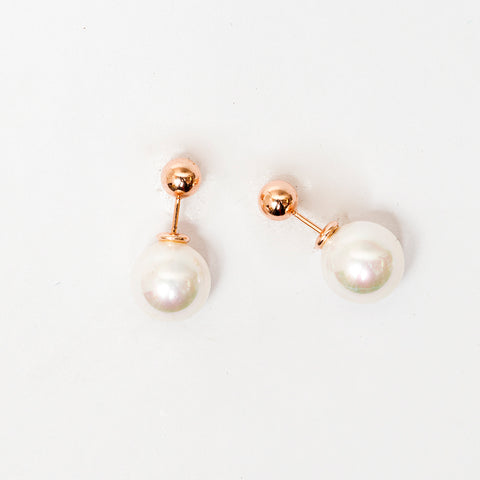 Rose Gold 2 In 1 Western earing