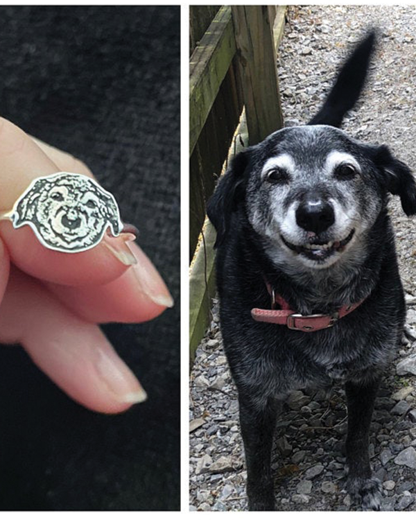 PET FACE ENGRAVED RING