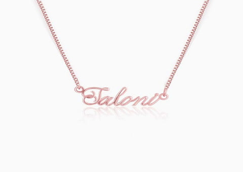 PERSONALISED ETERNAL PENDANT BOX CHAIN FOR HER