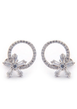 Silver Zirconia Stud