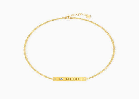 NAME ENGRAVED BRACELET FOR HER