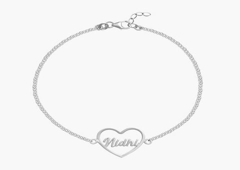 PERSONALISED NAME CHARM BRACELET