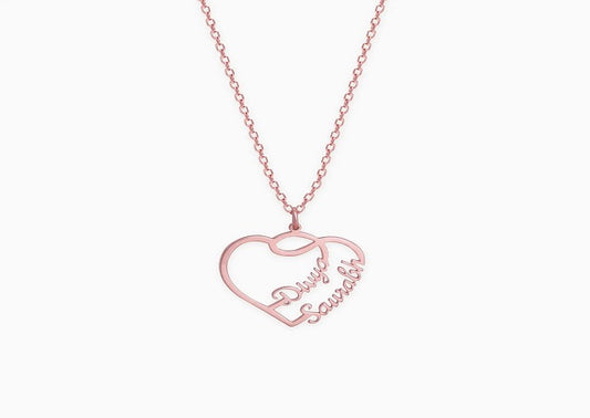 Silver Lovestruck Couple Silver Pendant With Link Chain